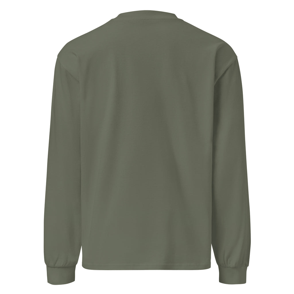 PureSarcasm sarcastic long sleeve shirt - cypress, back view