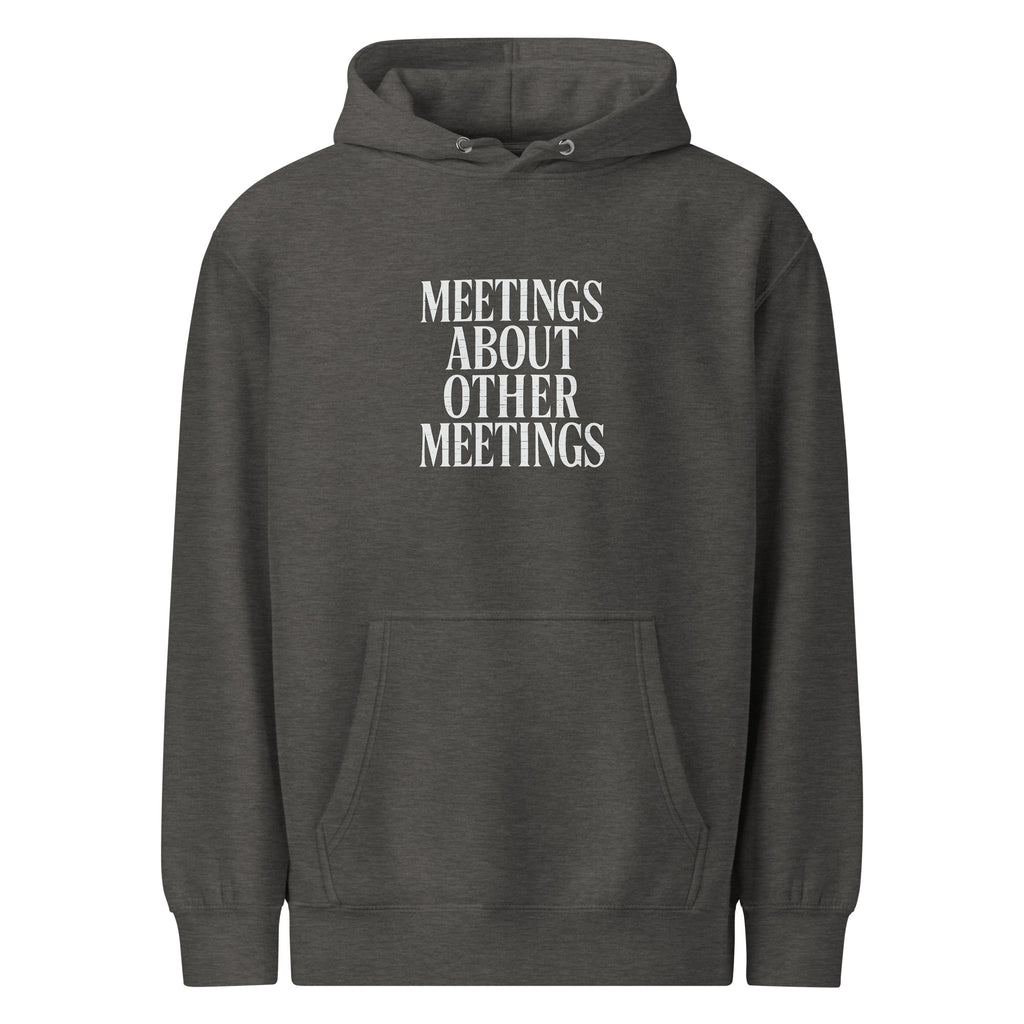 PureSarcasm sarcastic hoodie - charcoal heather, front view