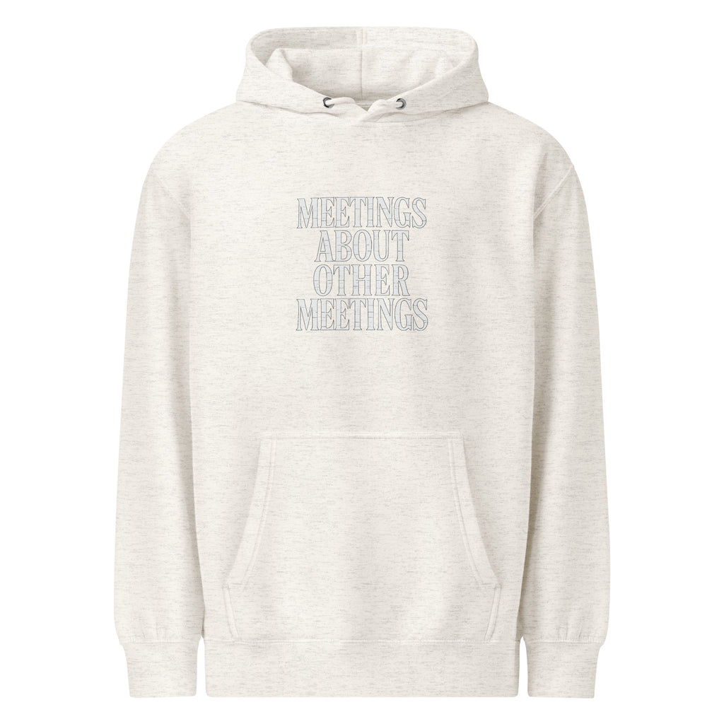 PureSarcasm sarcastic hoodie - oatmeal heather, front view