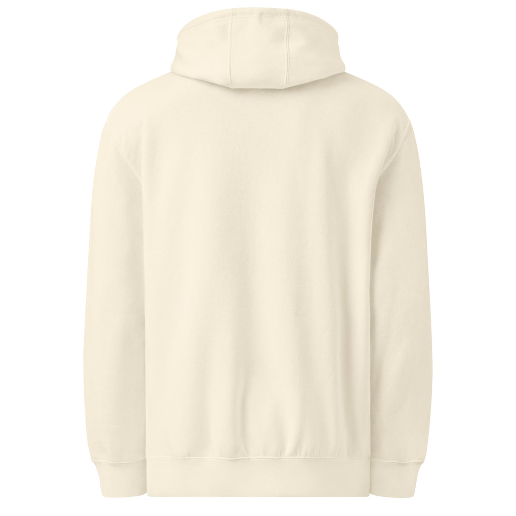 PureSarcasm sarcastic hoodie - weight sandshell, back view