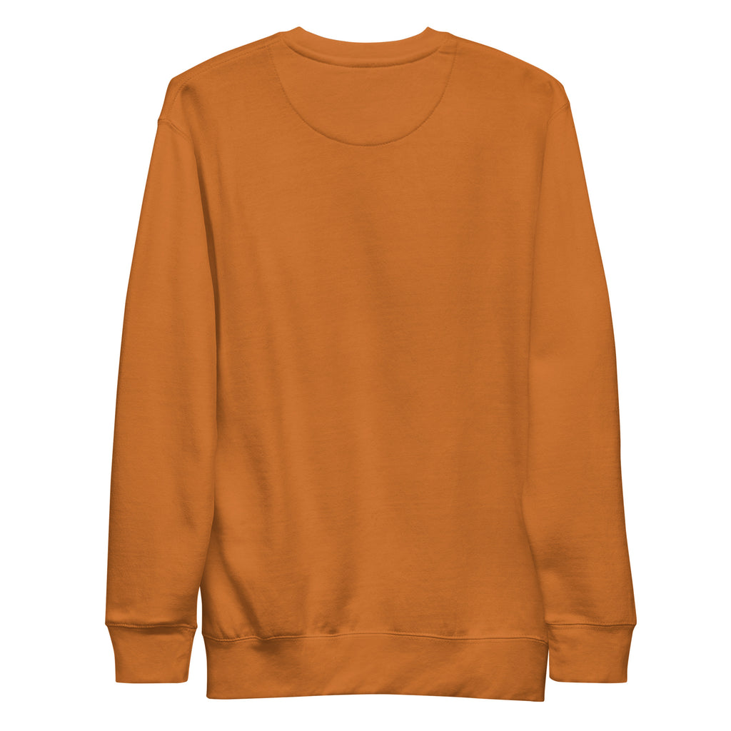 PureSarcasm sarcastic sweatshirt - premium adobe, back view