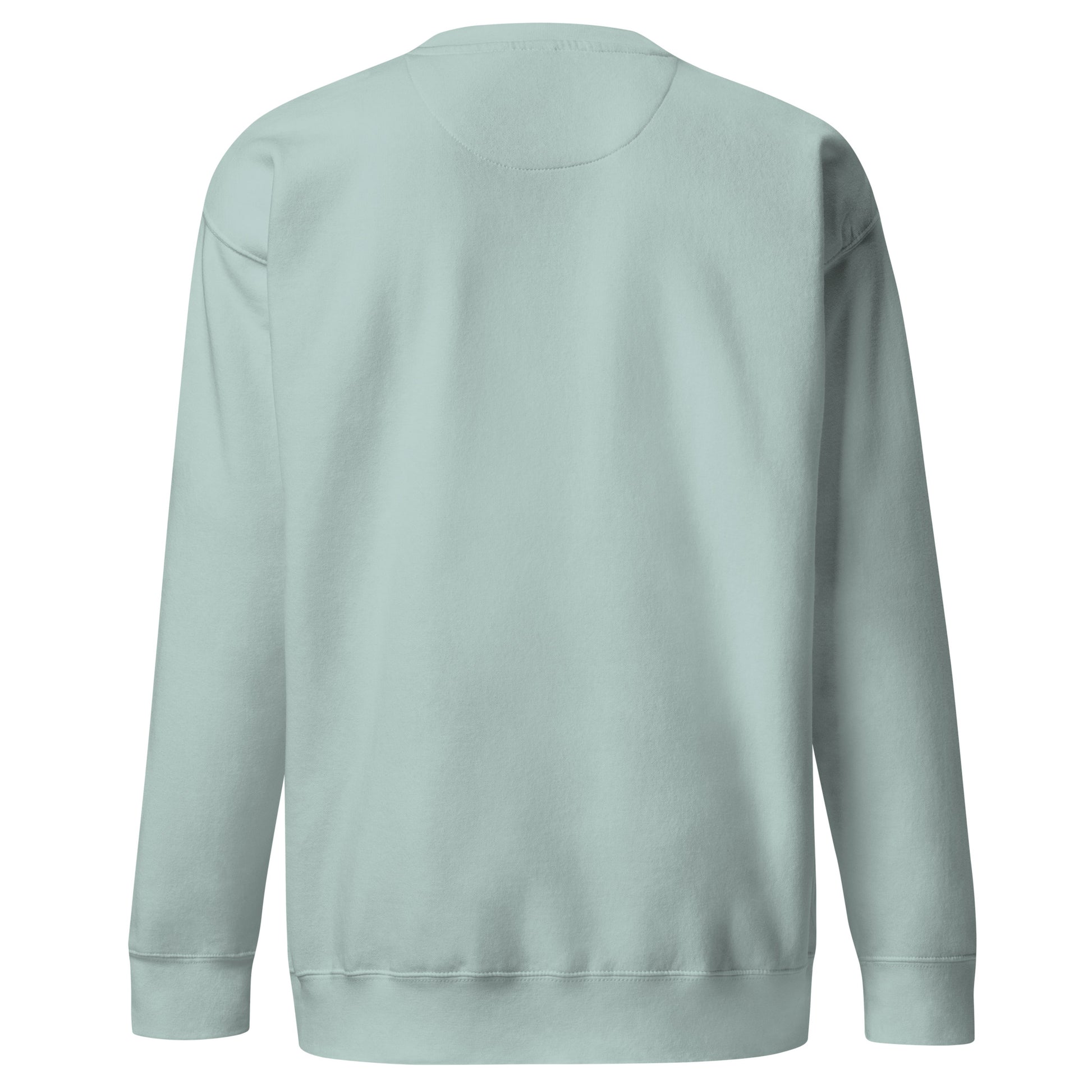 PureSarcasm sarcastic sweatshirt - premium agave, back view