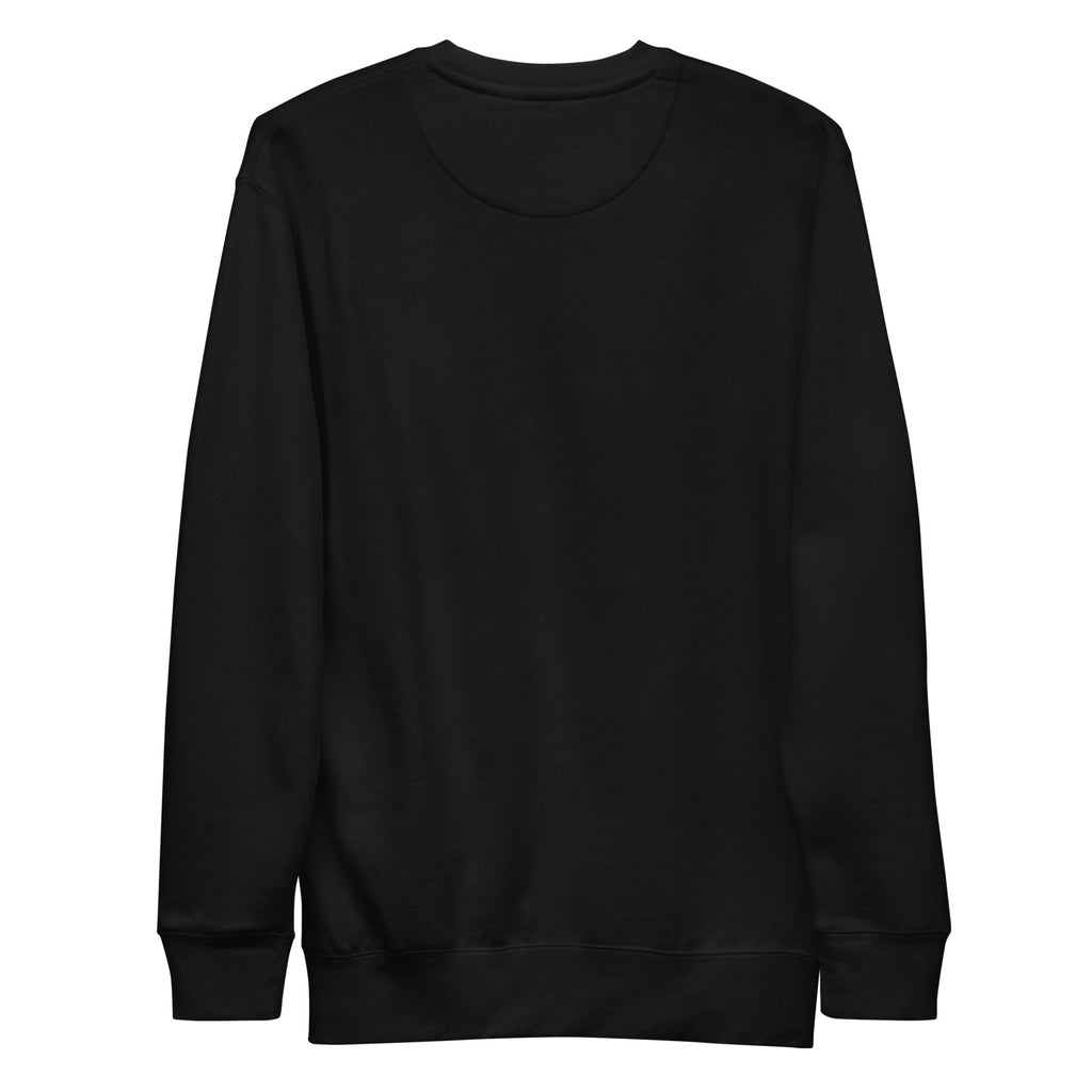 PureSarcasm sarcastic sweatshirt - premium black, back view