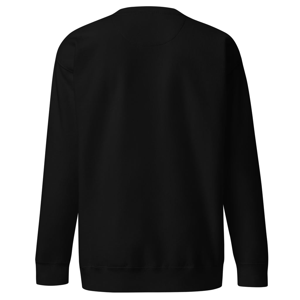 PureSarcasm sarcastic sweatshirt - premium black, back view