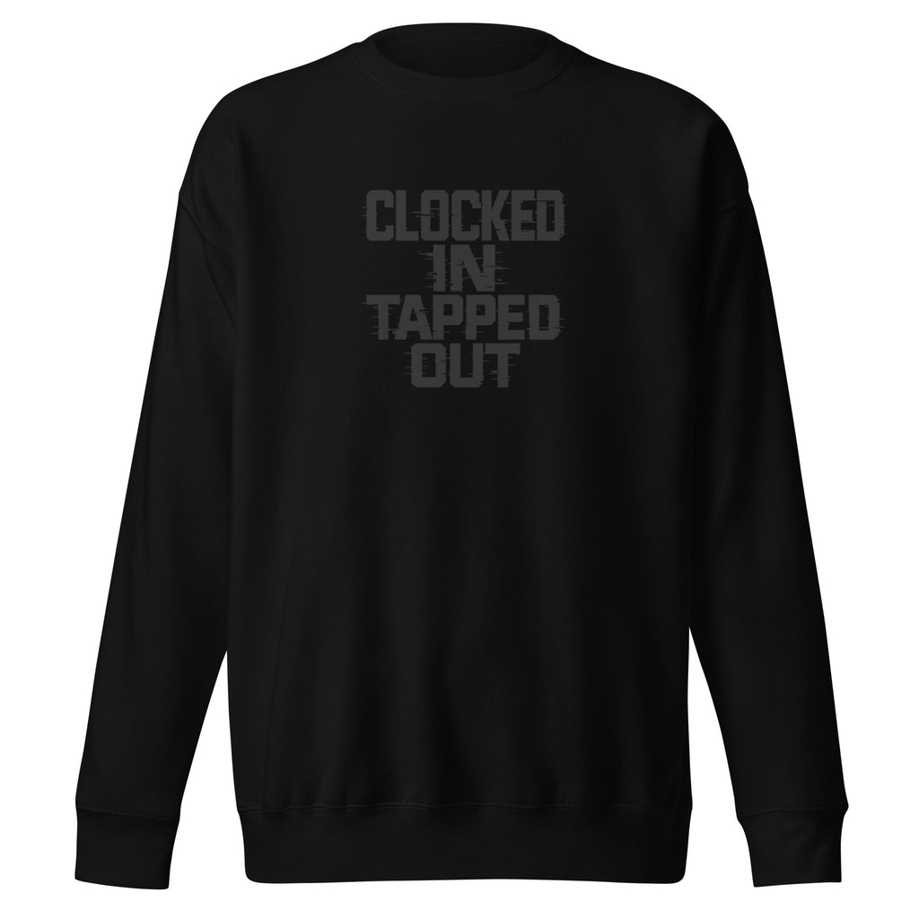 PureSarcasm sarcastic sweatshirt - premium black, front view