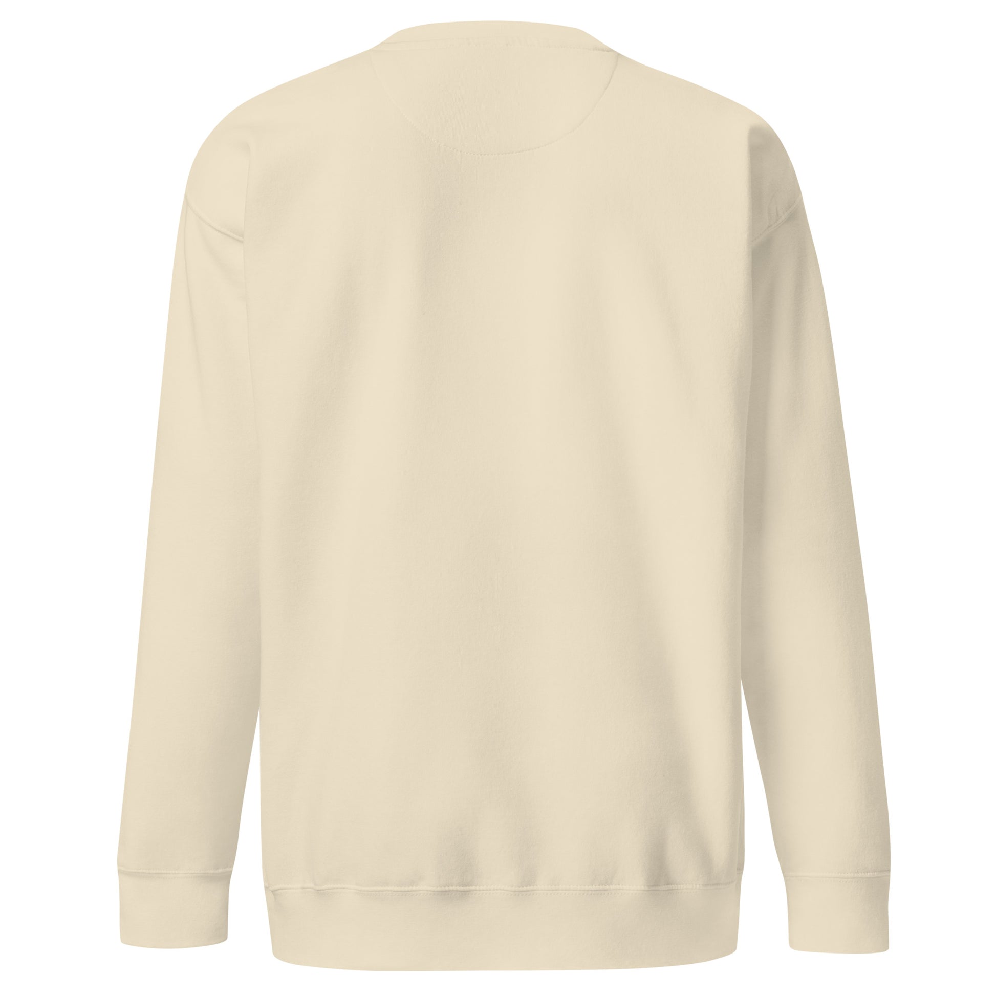 PureSarcasm sarcastic sweatshirt - premium bone, back view