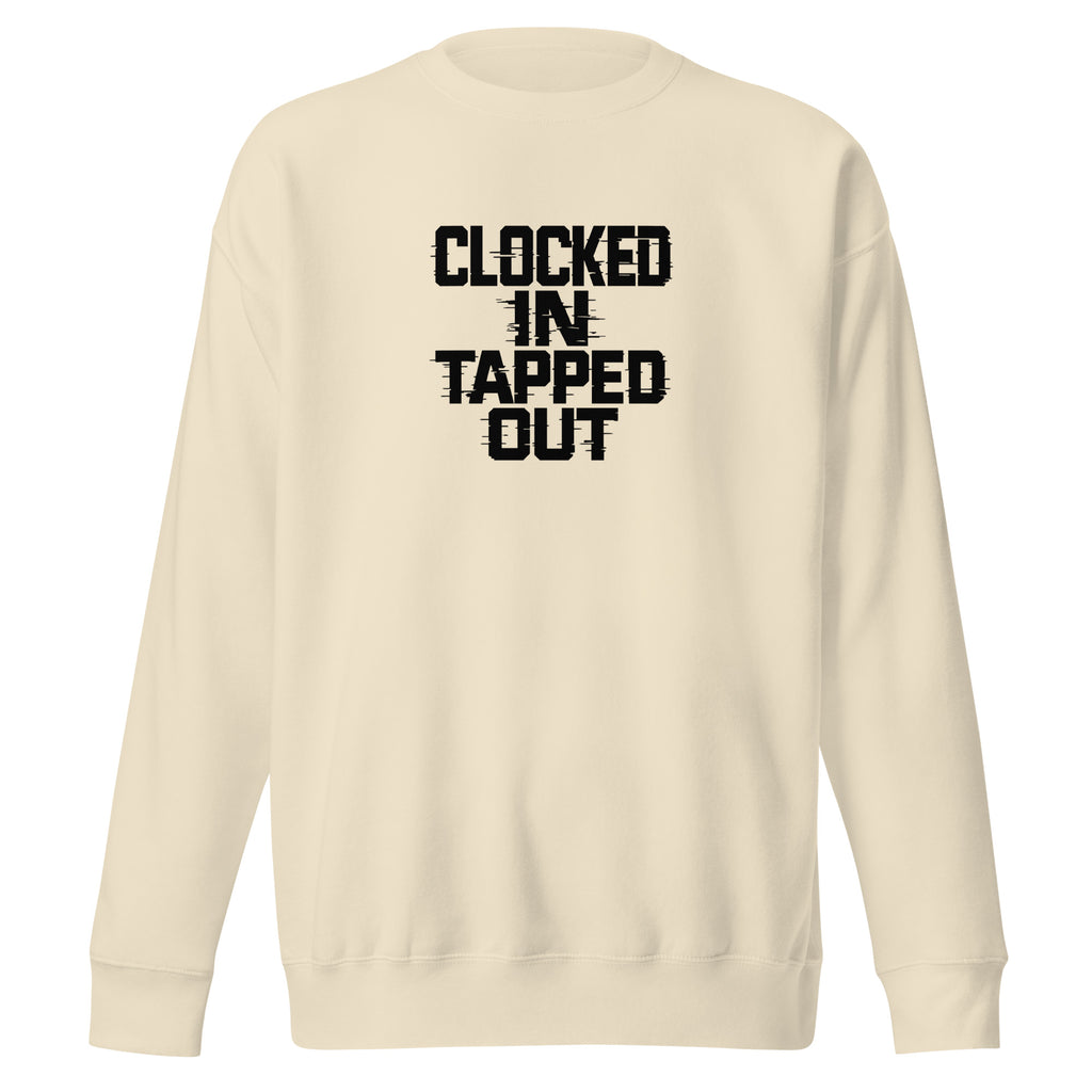 PureSarcasm sarcastic sweatshirt - premium bone, front view