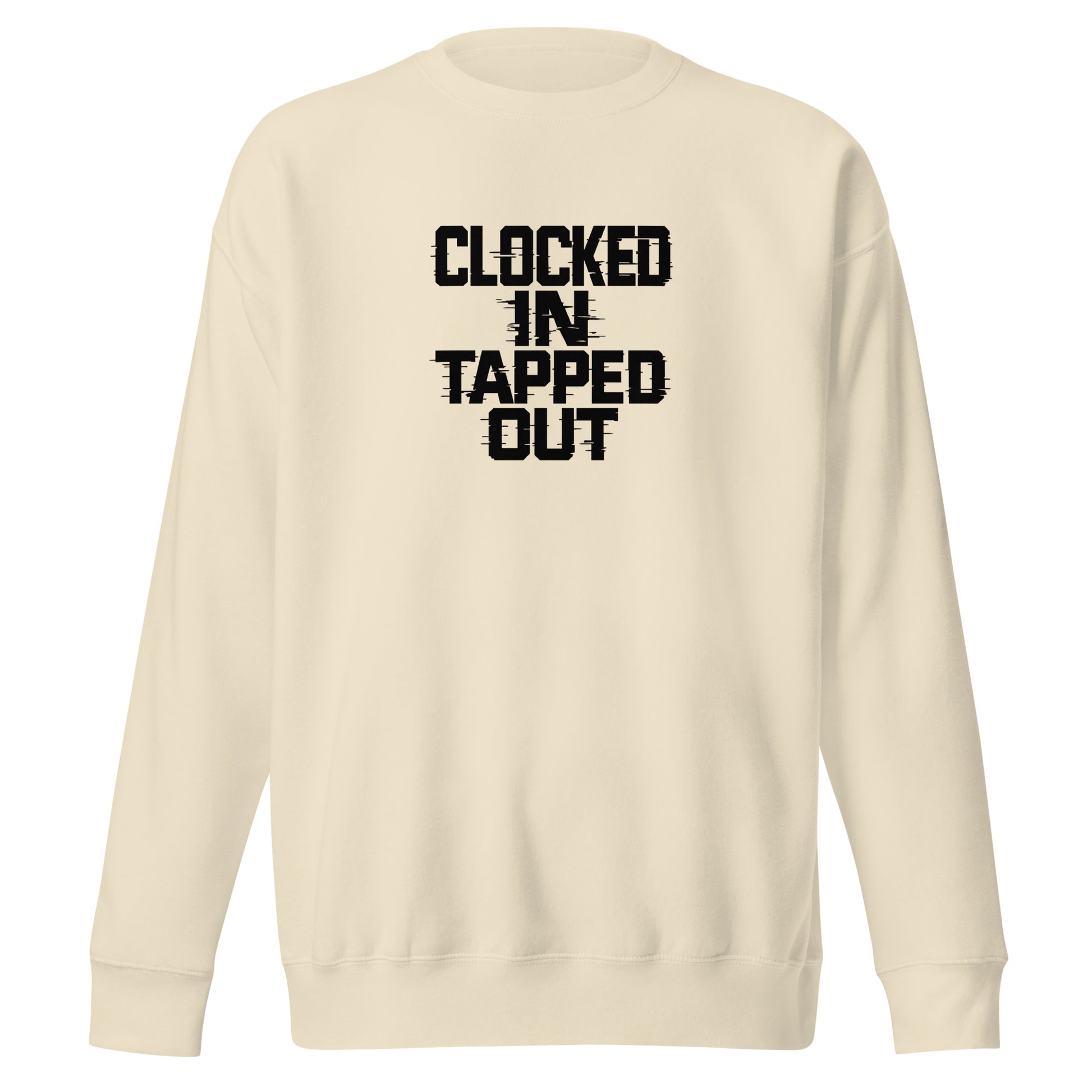 PureSarcasm sarcastic sweatshirt - premium bone, front view