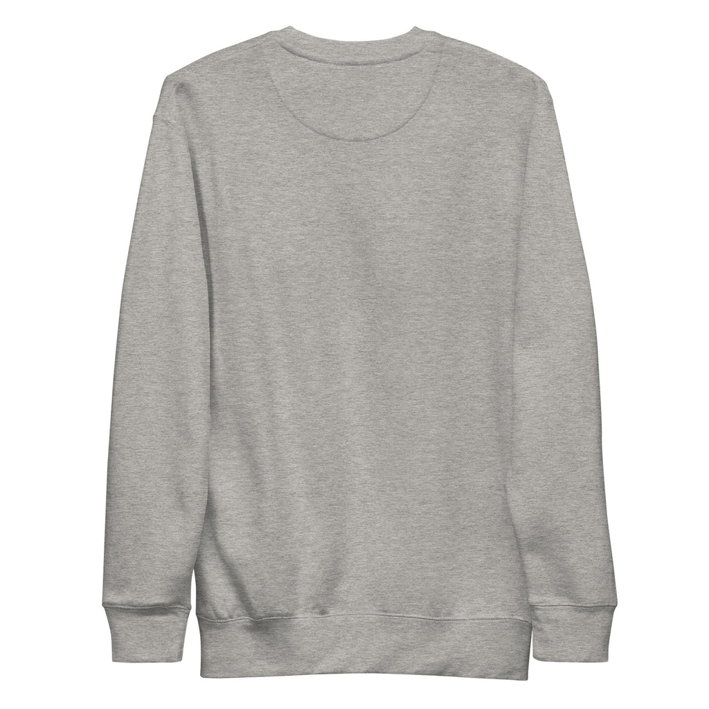 Sarcasm: Because Assault Is Illegal - Sarcastic Sweatshirts | PureSarcasm in Sweatshirt Carbon Grey - Back View | Sarcastic Sweatshirts | PureSarcasm
