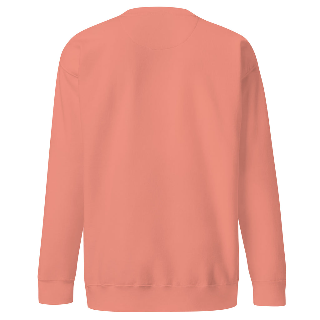PureSarcasm sarcastic sweatshirt - dusty rose, back view