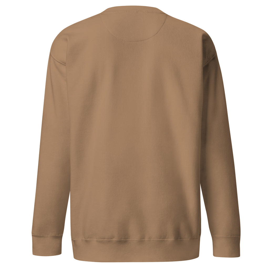 PureSarcasm sarcastic sweatshirt - premium latte, back view