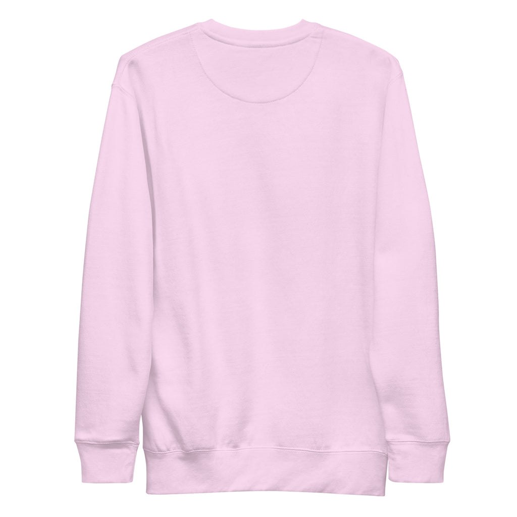 PureSarcasm sarcastic sweatshirt - premium lavender, back view