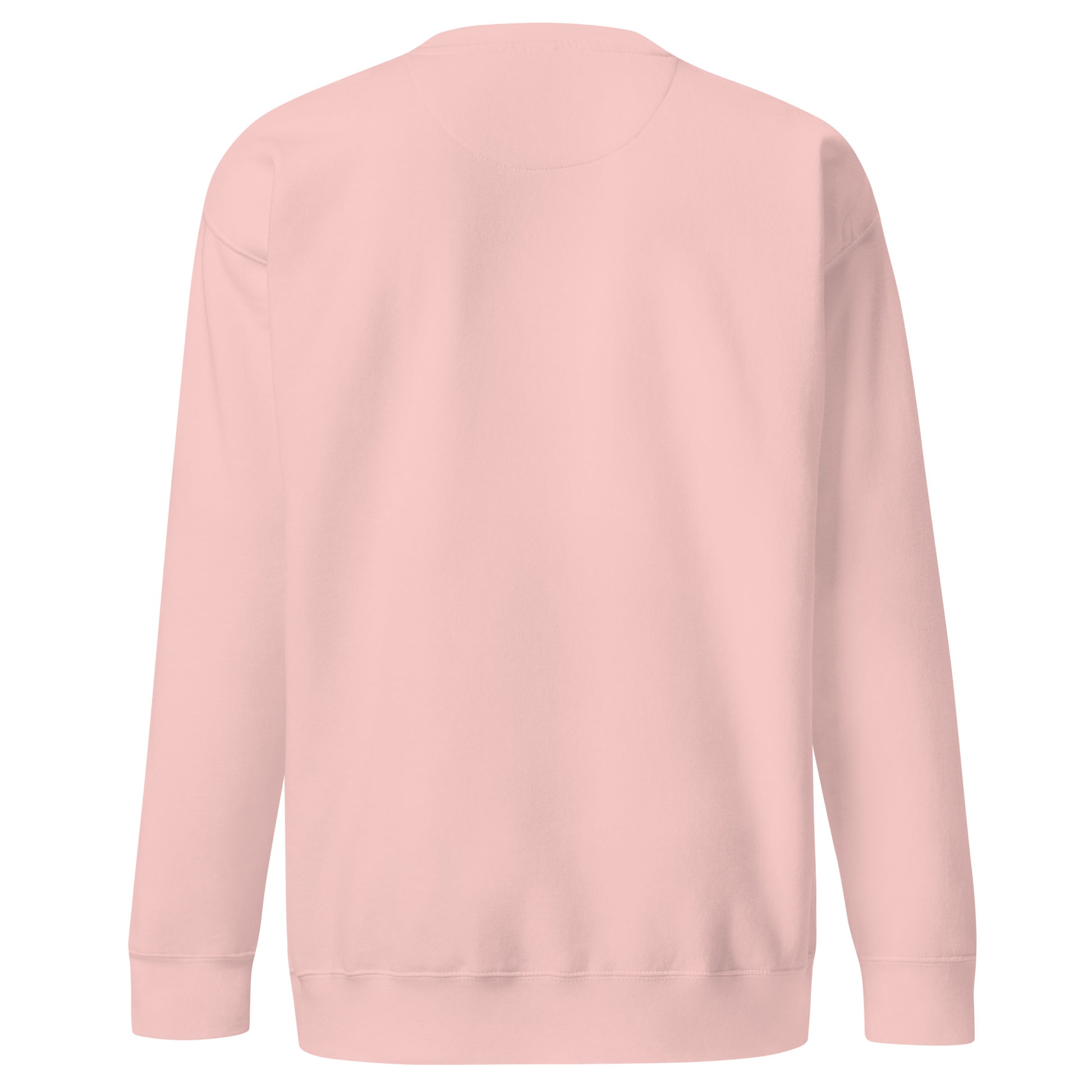 PureSarcasm sarcastic sweatshirt - light pink, back view