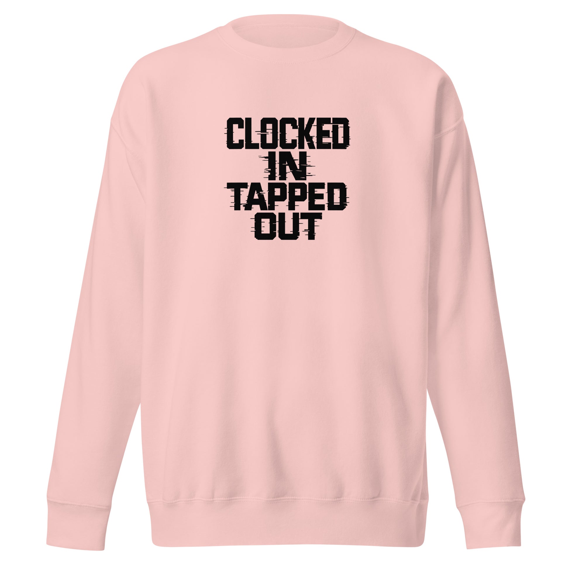 PureSarcasm sarcastic sweatshirt - light pink, front view