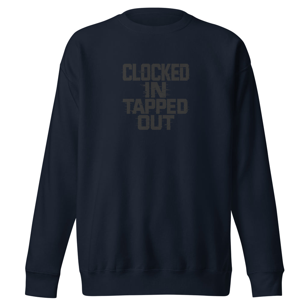 PureSarcasm sarcastic sweatshirt - navy blazer, front view