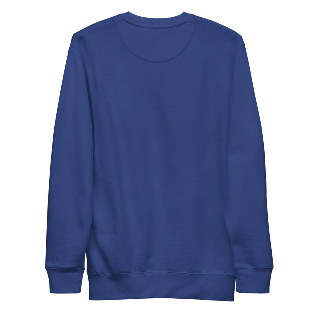 PureSarcasm sarcastic sweatshirt - team royal, back view