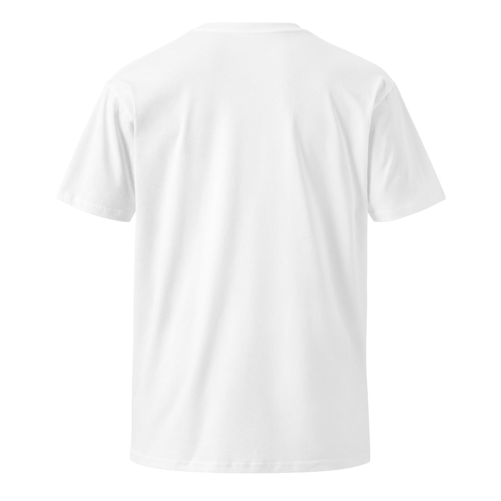 I Made It Awkward sarcastic t-shirt - t white, back view