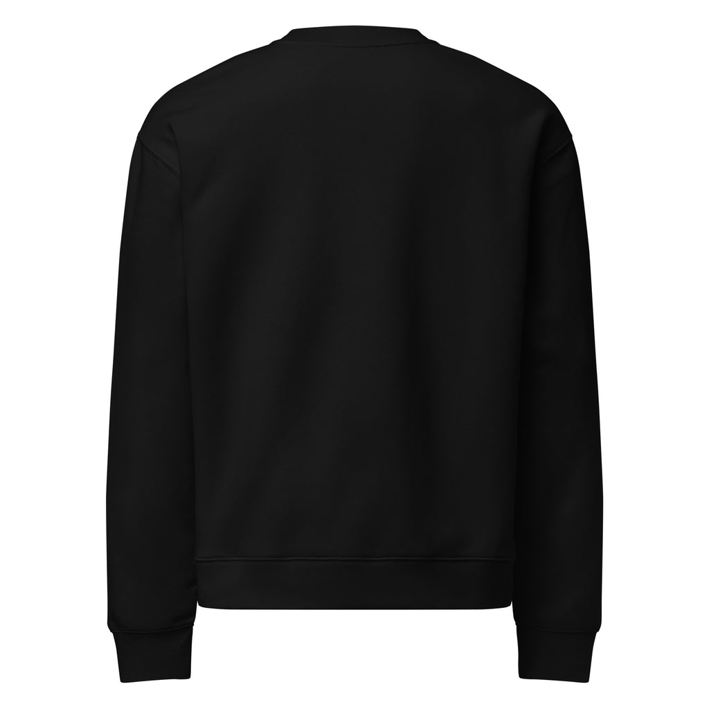 PureSarcasm sarcastic sweatshirt - neck black, back view