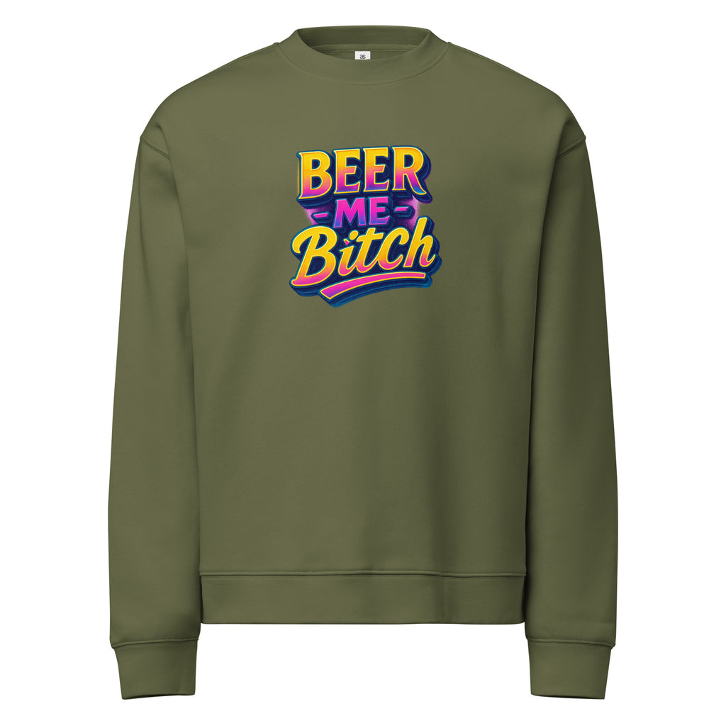 PureSarcasm sarcastic sweatshirt - neck cypress, front view