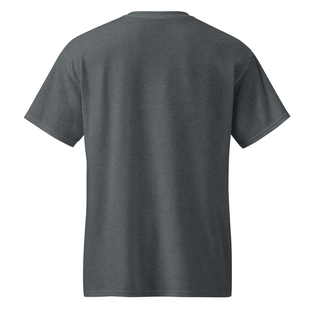 Married the Drama, Not the Man sarcastic t-shirt - dark heather, back view