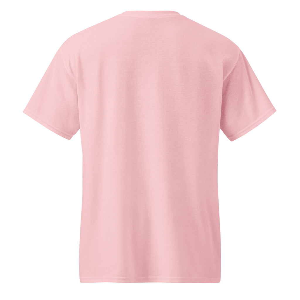 Married the Drama, Not the Man sarcastic t-shirt - light pink, back view
