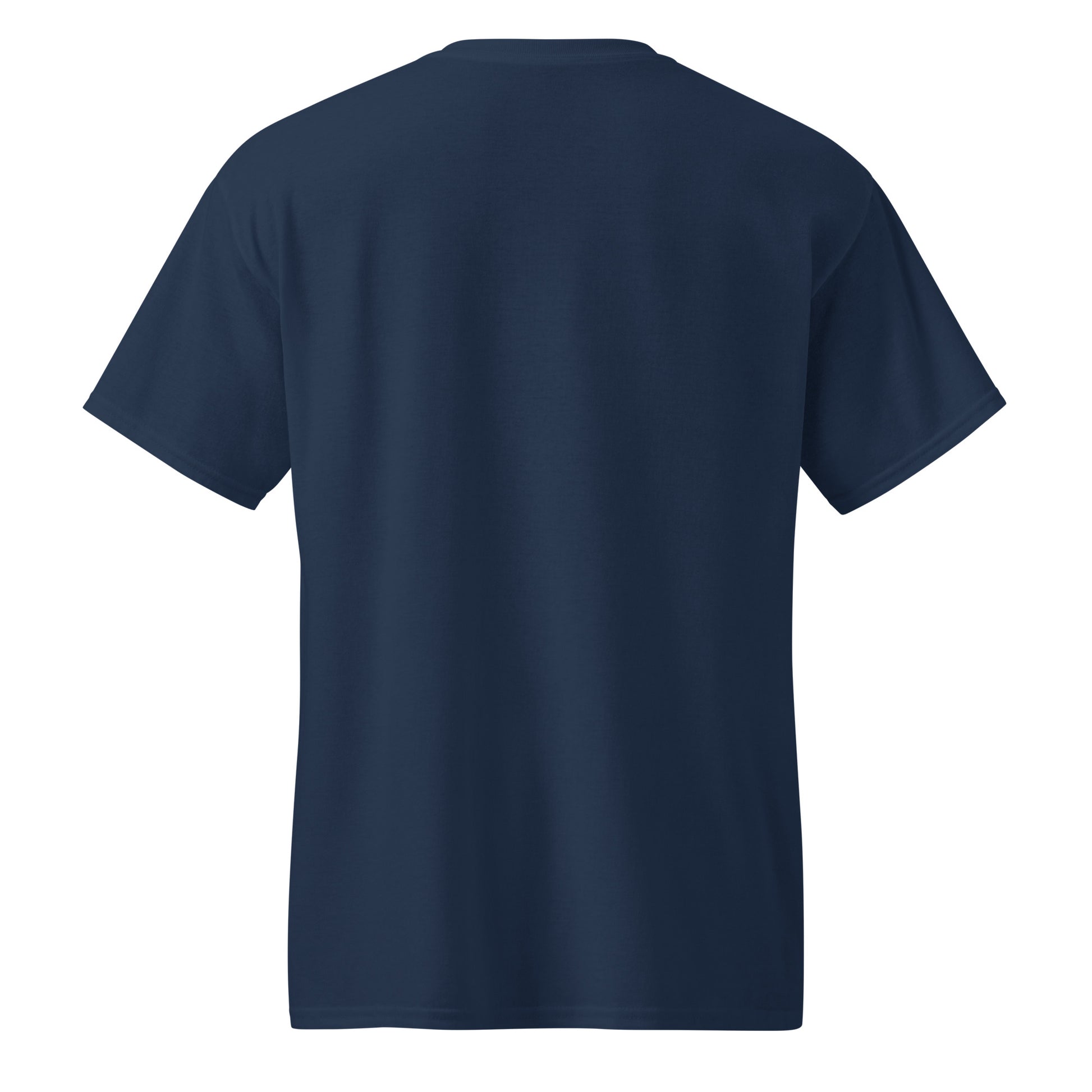 Married the Drama, Not the Man sarcastic t-shirt - sports navy, back view