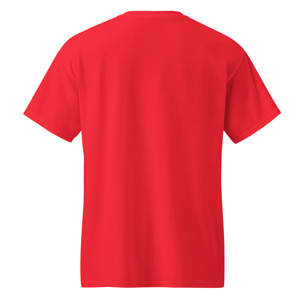 Voted angry, googled emigration - Sarcastic T-Shirt | PureSarcasm in Sports Tee Red - Back View | Sarcastic T-shirt | PureSarcasm