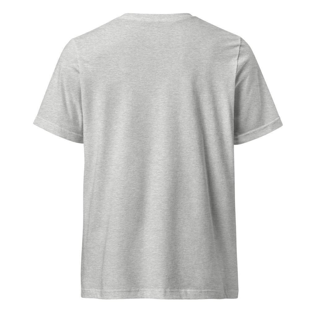 If you find me offensive. Then I suggest quit finding me. sarcastic t-shirt - athletic heather, back view