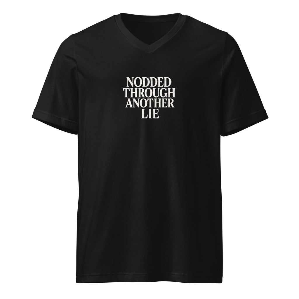 PureSarcasm sarcastic t-shirt - neck black, front view
