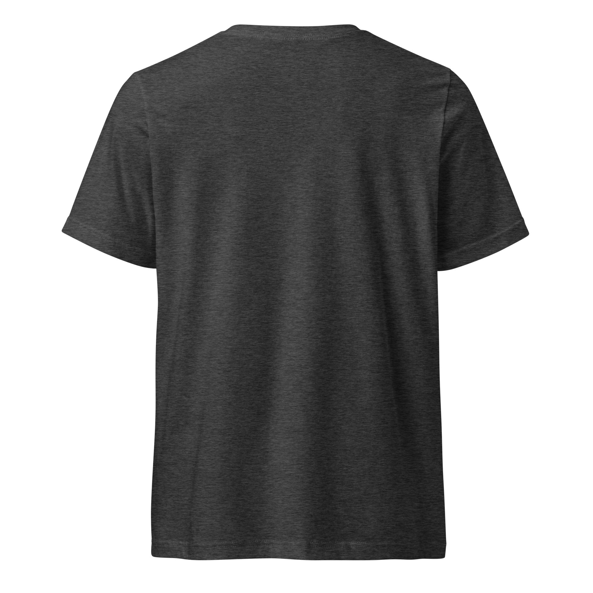 Wine: My Co-Parent Now sarcastic tumbler - dark grey heather, back view