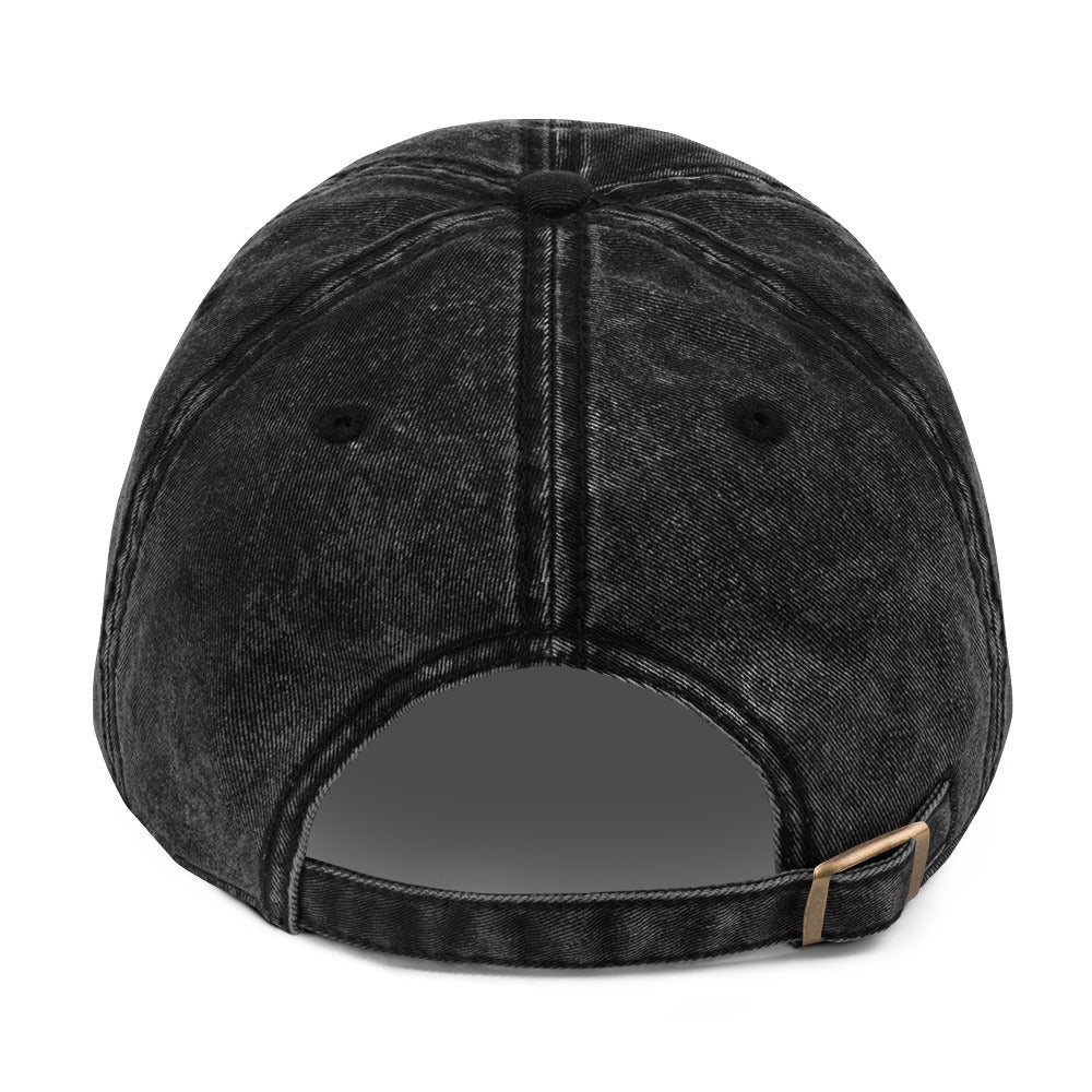 PureSarcasm sarcastic hat - black, back view
