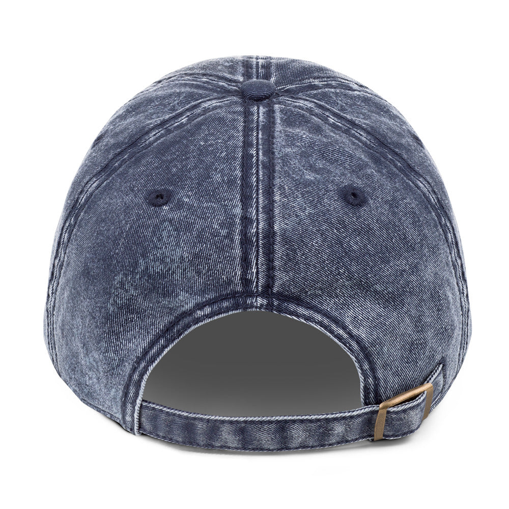 PureSarcasm sarcastic hat - navy, back view