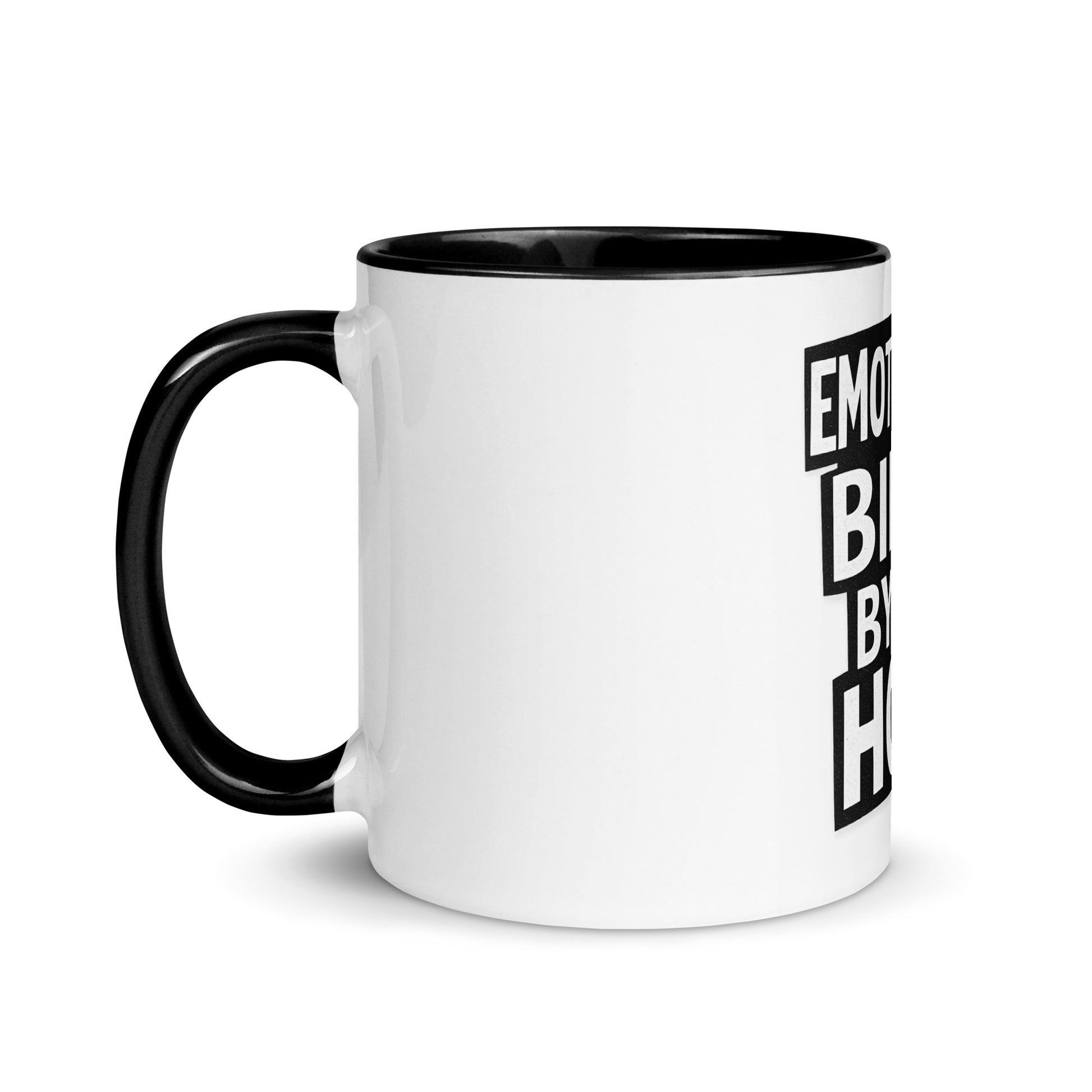 Emotionally Billed by the Hour - Sarcastic Mug in Mug With Color - Inside View | Sarcastic Mug | PureSarcasm