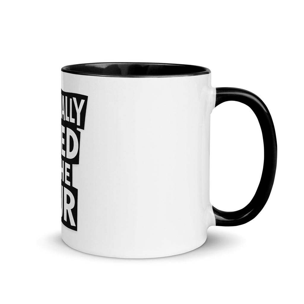 Emotionally Billed by the Hour - Sarcastic Mug in Mug With Color - Inside View | Sarcastic Mug | PureSarcasm