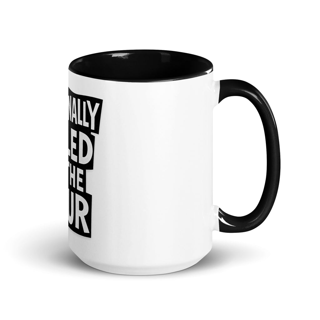 Emotionally Billed by the Hour - Sarcastic Mug in Mug With Color - Inside View | Sarcastic Mug | PureSarcasm