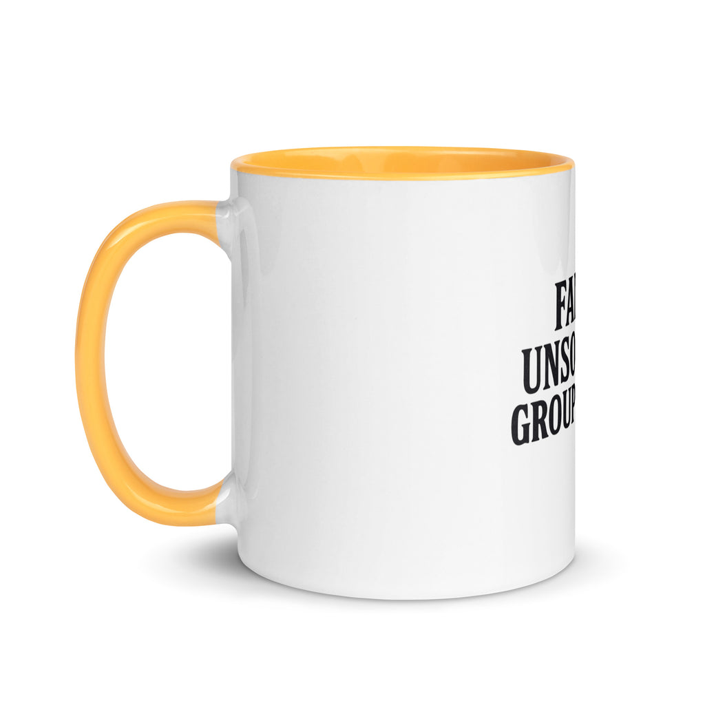 Family: Unsolicited Group Therapy™ - Sarcastic Mug | PureSarcasm in Mug With Color - Inside View | Sarcastic Mug | PureSarcasm