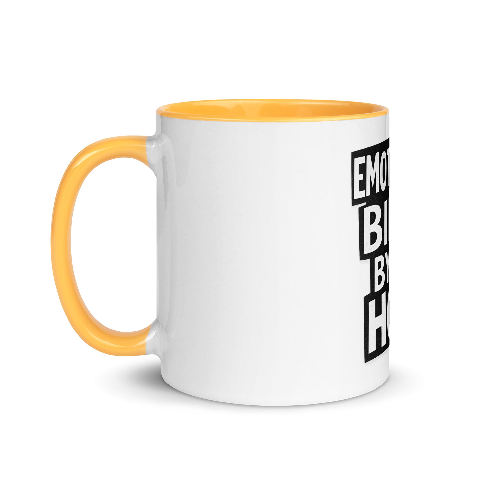 Emotionally Billed by the Hour - Sarcastic Mug in Mug With Color - Inside View | Sarcastic Mug | PureSarcasm