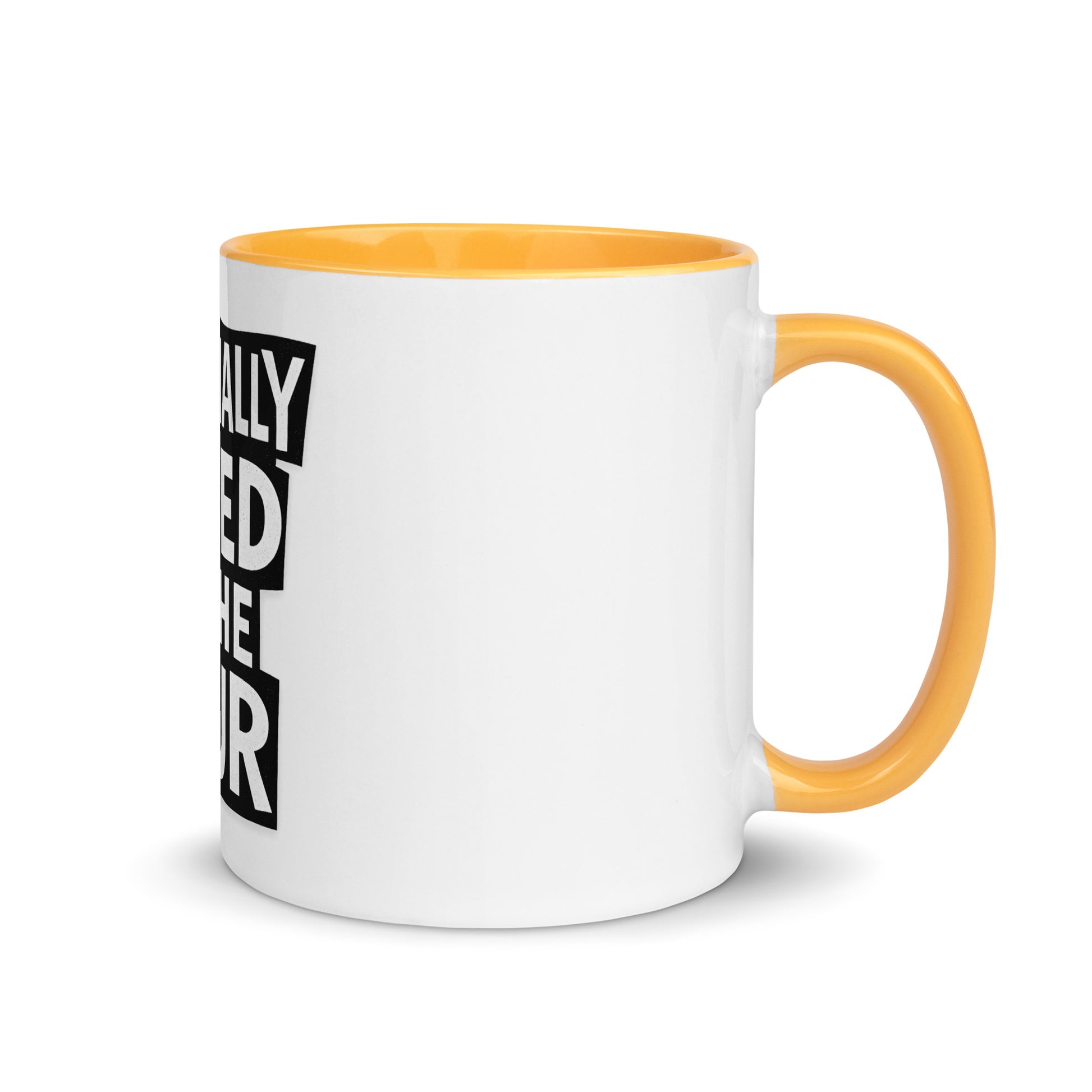 Emotionally Billed by the Hour - Sarcastic Mug in Mug With Color - Inside View | Sarcastic Mug | PureSarcasm