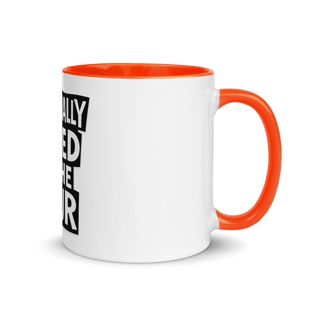 Emotionally Billed by the Hour - Sarcastic Mug in Mug With Color - Inside View | Sarcastic Mug | PureSarcasm