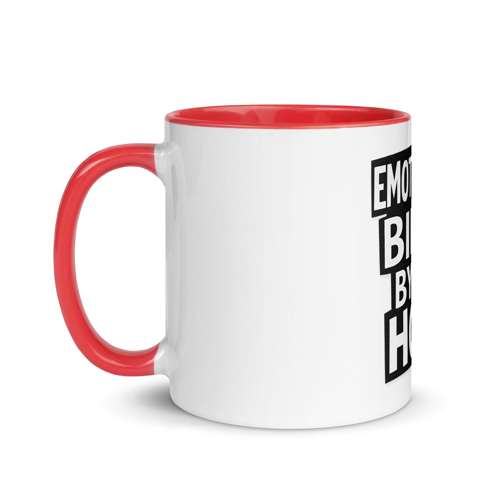 Emotionally Billed by the Hour - Sarcastic Mug in Mug With Color - Inside View | Sarcastic Mug | PureSarcasm