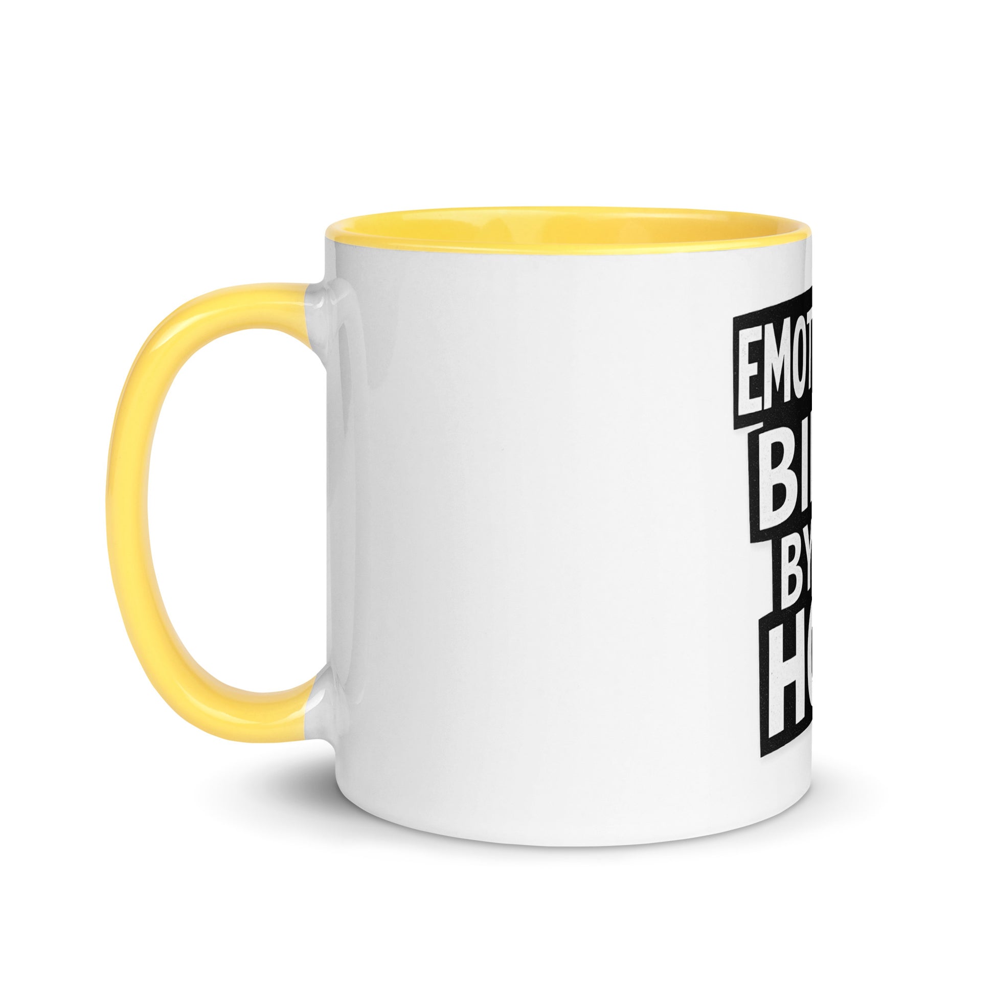 Emotionally Billed by the Hour - Sarcastic Mug in Mug With Color - Inside View | Sarcastic Mug | PureSarcasm