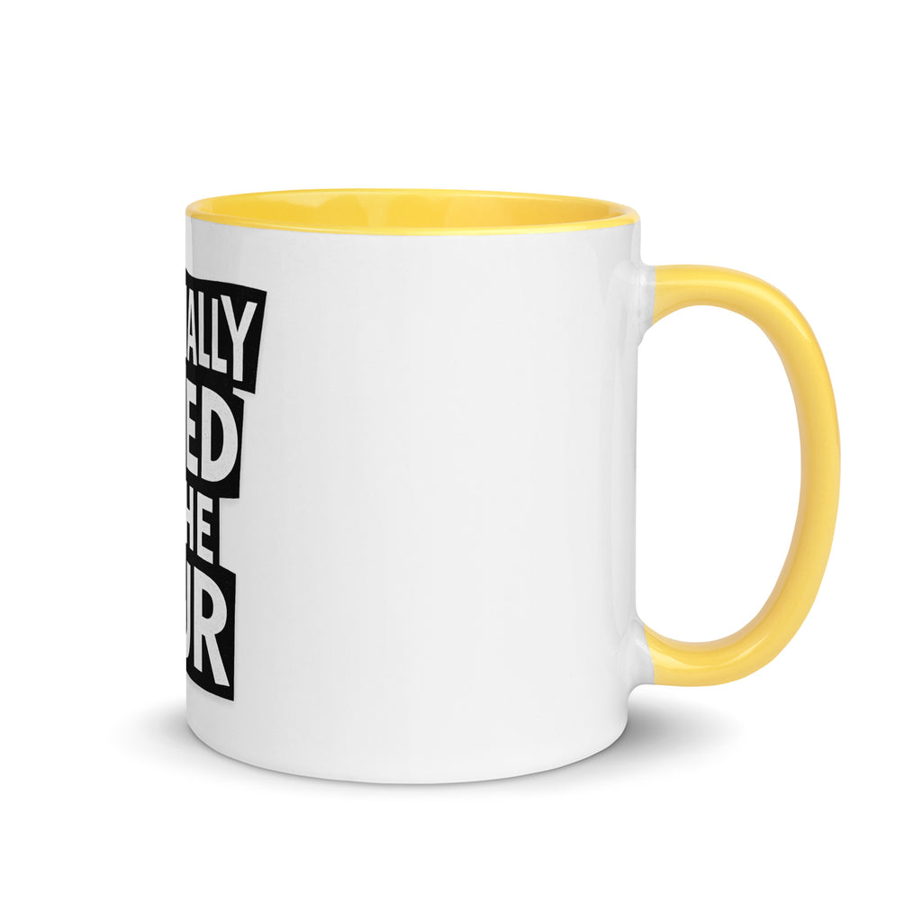 Emotionally Billed by the Hour - Sarcastic Mug in Mug With Color - Inside View | Sarcastic Mug | PureSarcasm