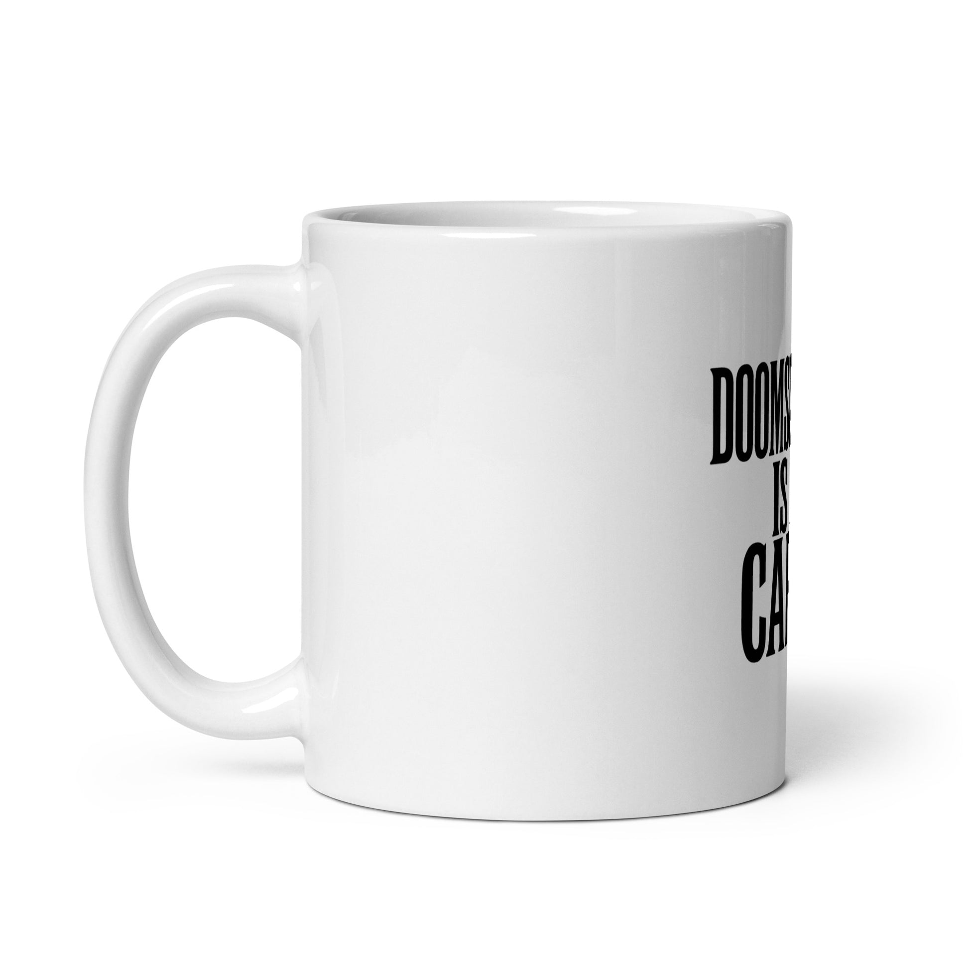 Doomscrolling Is My Cardio - Sarcastic Mug | PureSarcasm in Oz Handle On - Left Side | Sarcastic Mug | PureSarcasm