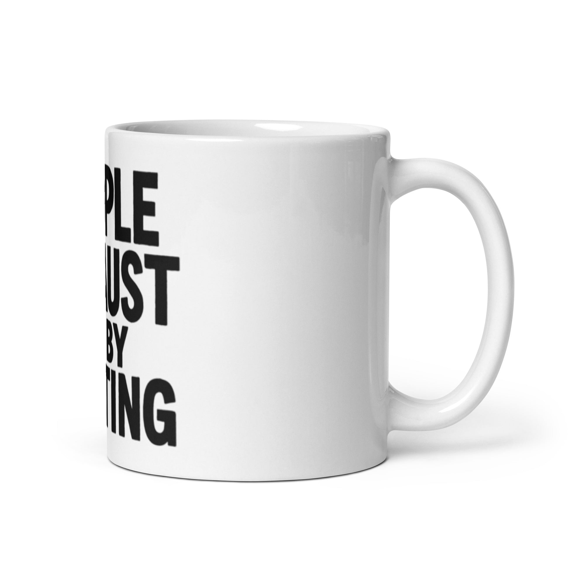 People Exhaust Me by Existing - Sarcastic Mug | PureSarcasm in Oz Handle On - Right Side | Sarcastic Mug | PureSarcasm