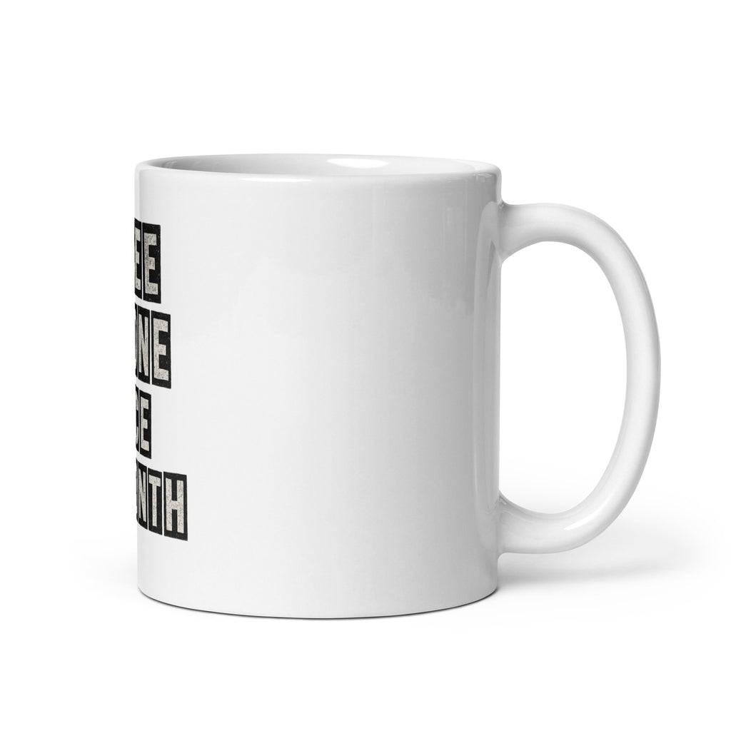 I Pee Alone Once A Month - Sarcastic Mug | PureSarcasm in 11 Oz Handle On - Right Side | Sarcastic MUG | PureSarcasm