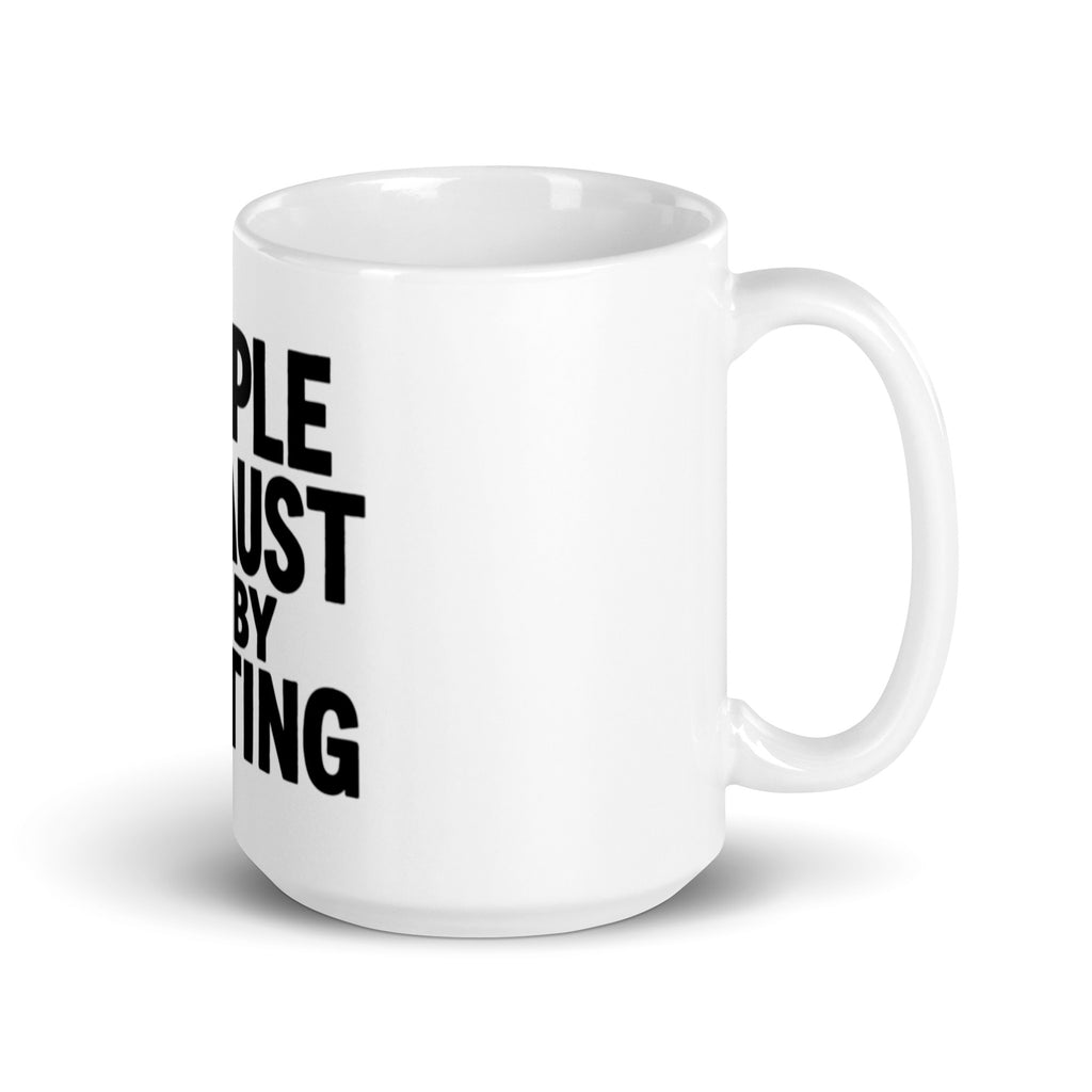 People Exhaust Me by Existing - Sarcastic Mug | PureSarcasm in Oz Handle On - Right Side | Sarcastic Mug | PureSarcasm