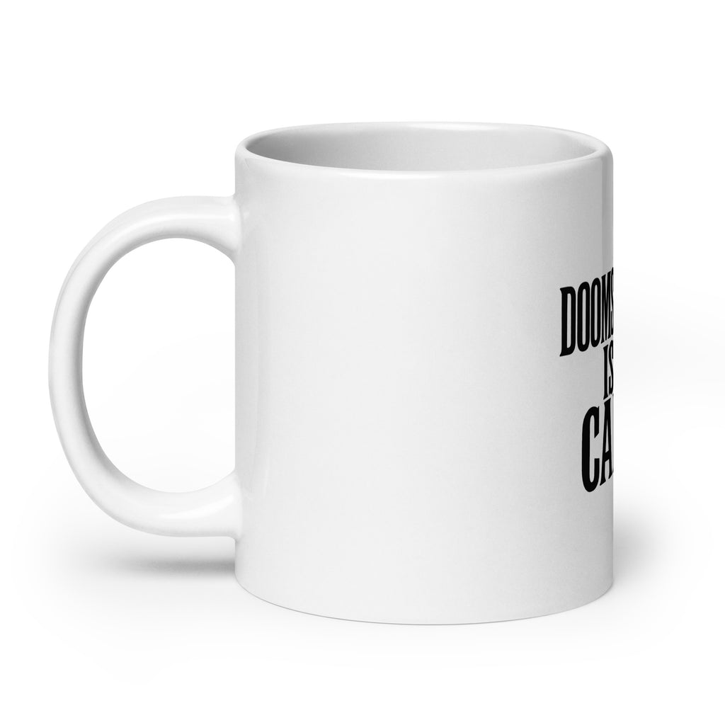 Doomscrolling Is My Cardio - Sarcastic Mug | PureSarcasm in Oz Handle On - Left Side | Sarcastic Mug | PureSarcasm