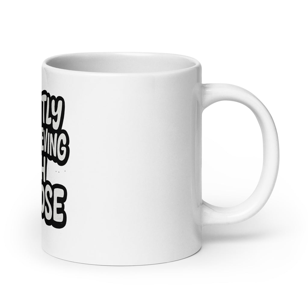 Currently Underachieving With Purpose sarcastic mug