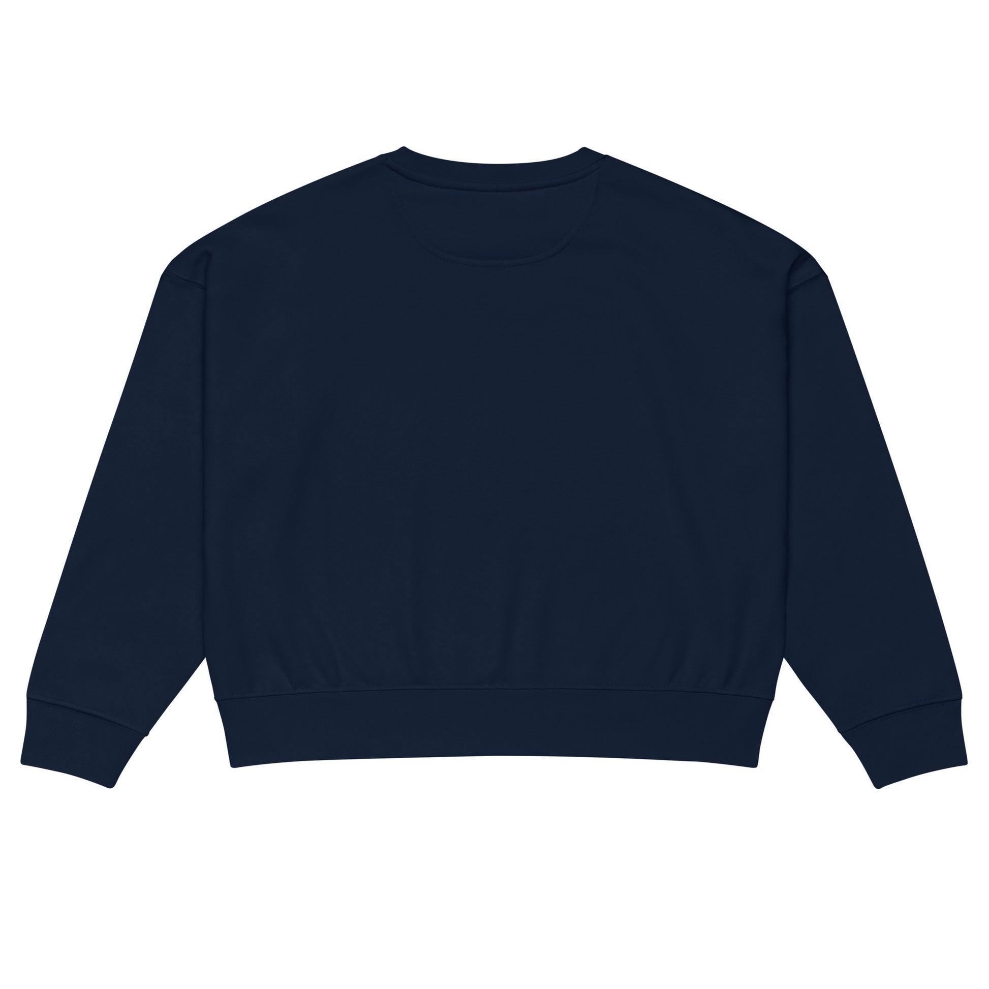 PureSarcasm sarcastic sweatshirt - french navy, back view