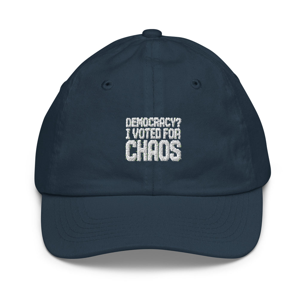 PureSarcasm sarcastic hat - baseball navy, front view